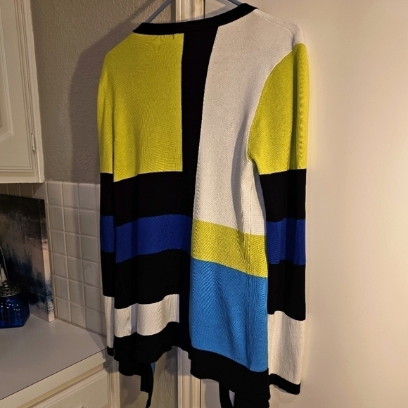 Premise colorblock open cardigan. Large in Great shape - Picture 6 of 11